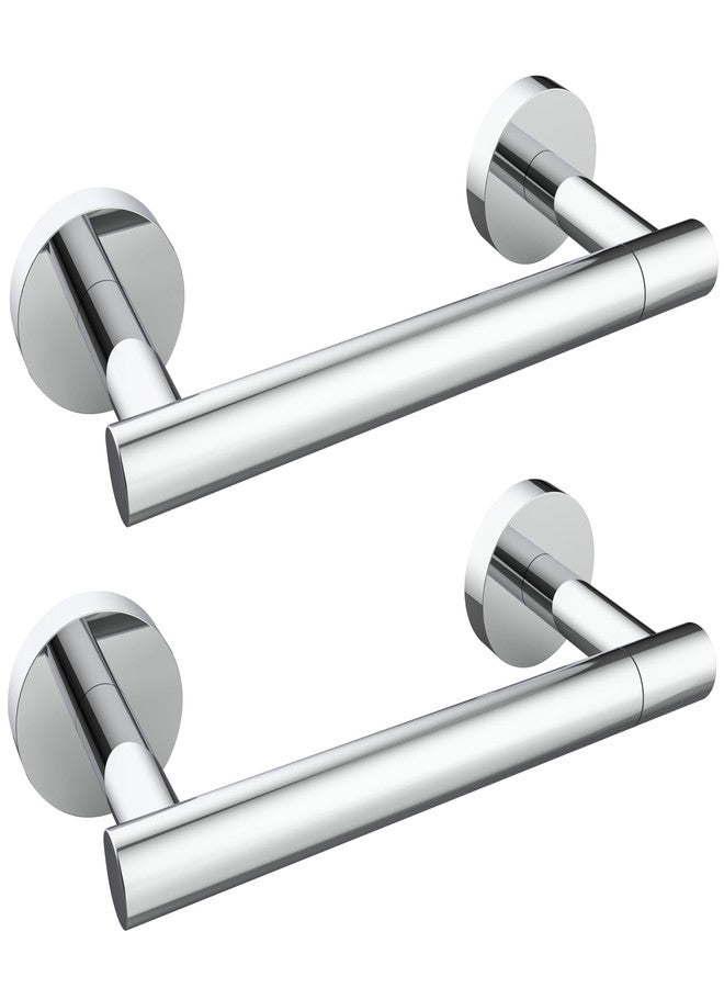 RARXTR Toilet Paper Holder Chrome SUS304 Stainless Steel Double Post Pivoting Polish Chrome Toilet Paper Roll Holder Wall Mounted Toilet Tissue Holder for Commercial Bathroom RV, Polished, 2 Pack - Image 1